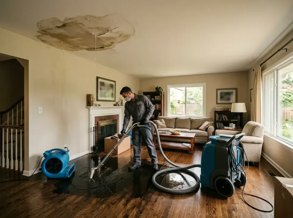 attic-pipe-burst-ceiling-drip-008 — frequently asked questions, Water Damage Restoration & Carpet Care in Powdersville, SC